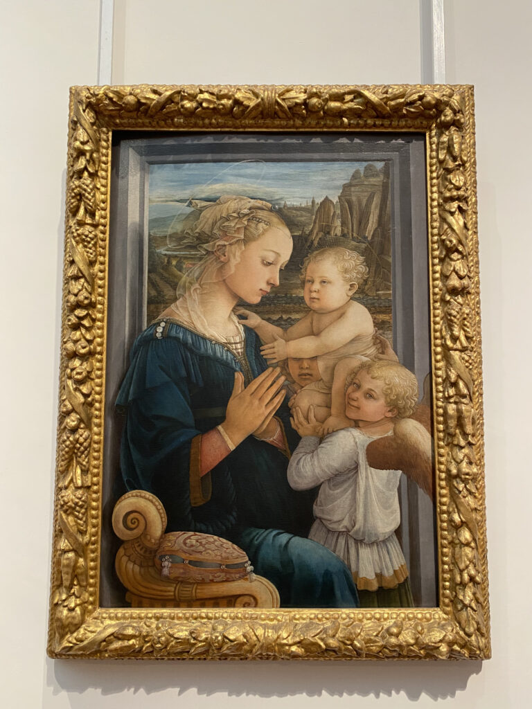 Fra Filippo Lippi's "Madonna and Child" painting.