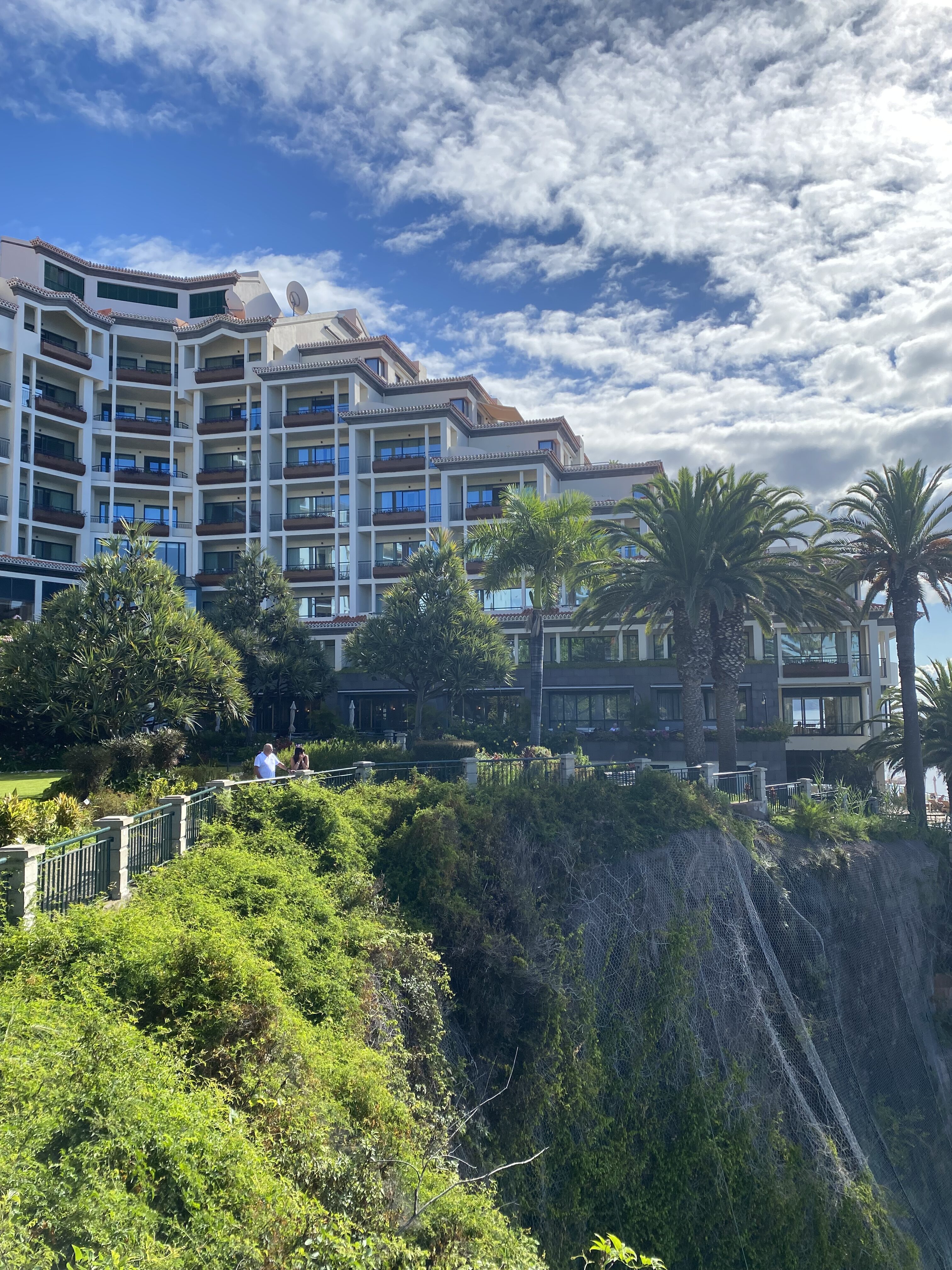 The Cliff Bay Resort in Funchal.