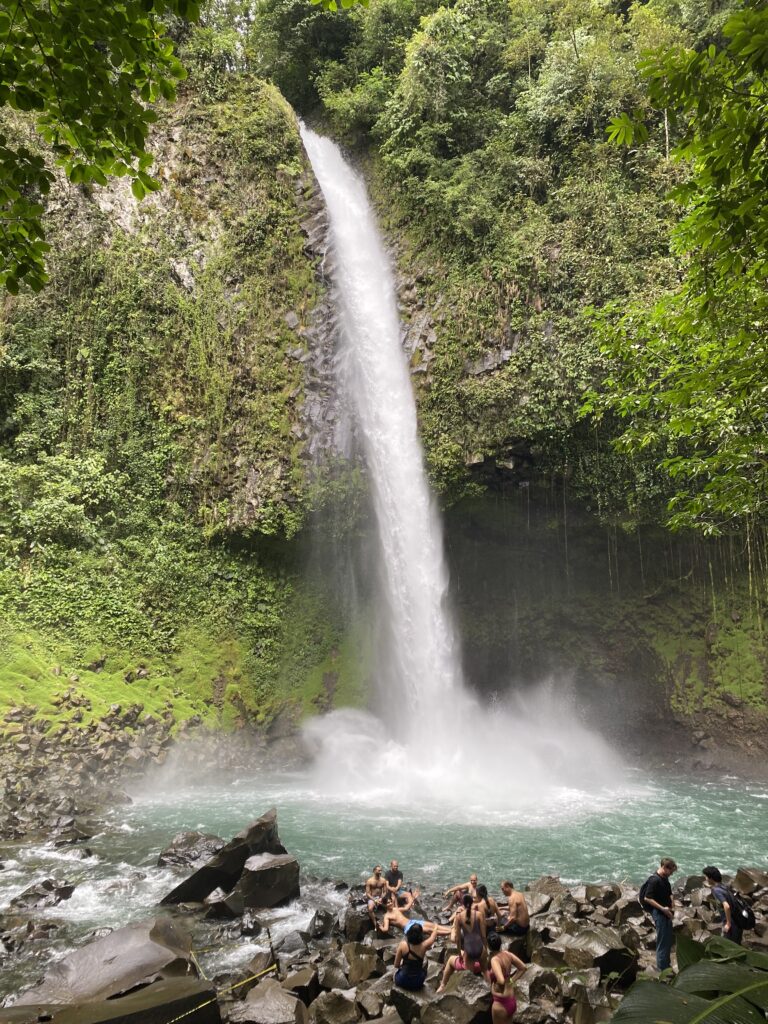 La Fortuna Waterfall.