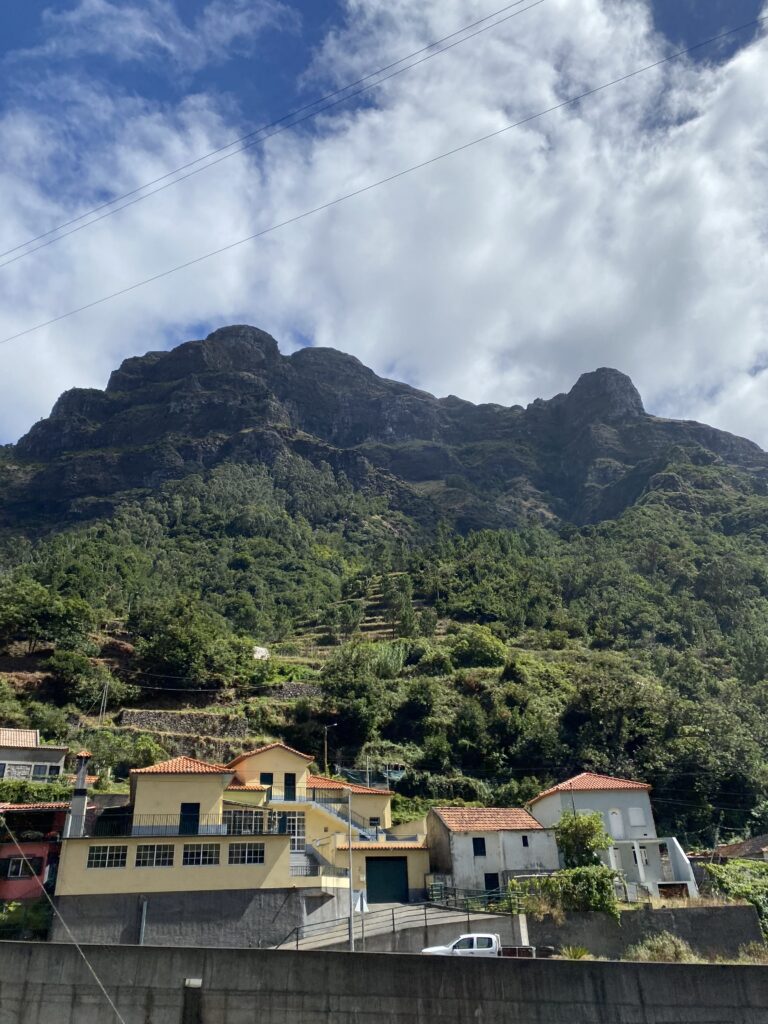 São Vicente, hillside village.
