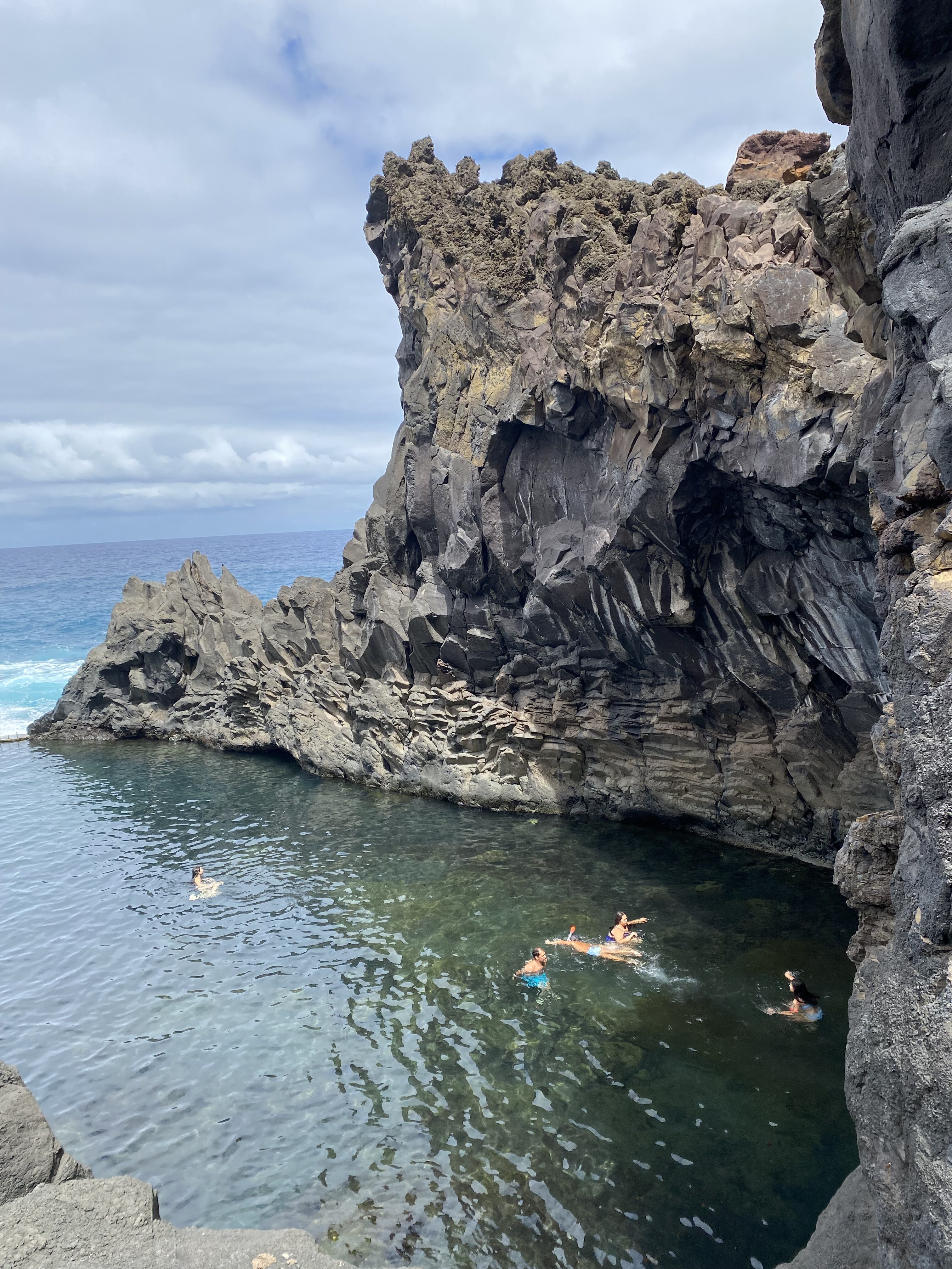 Seixal natural pools.