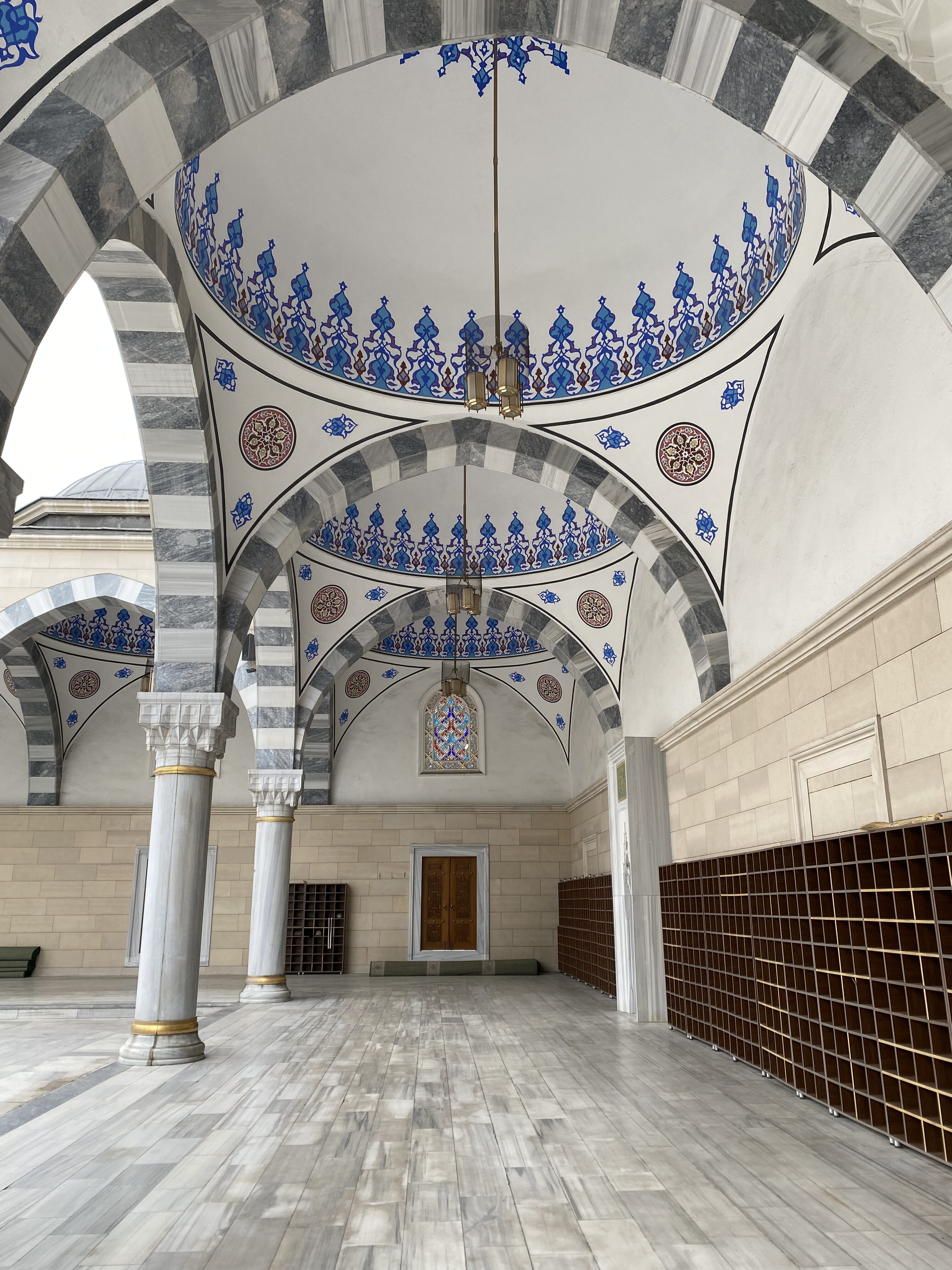 Courtyard of Bishkek Central Mosque.