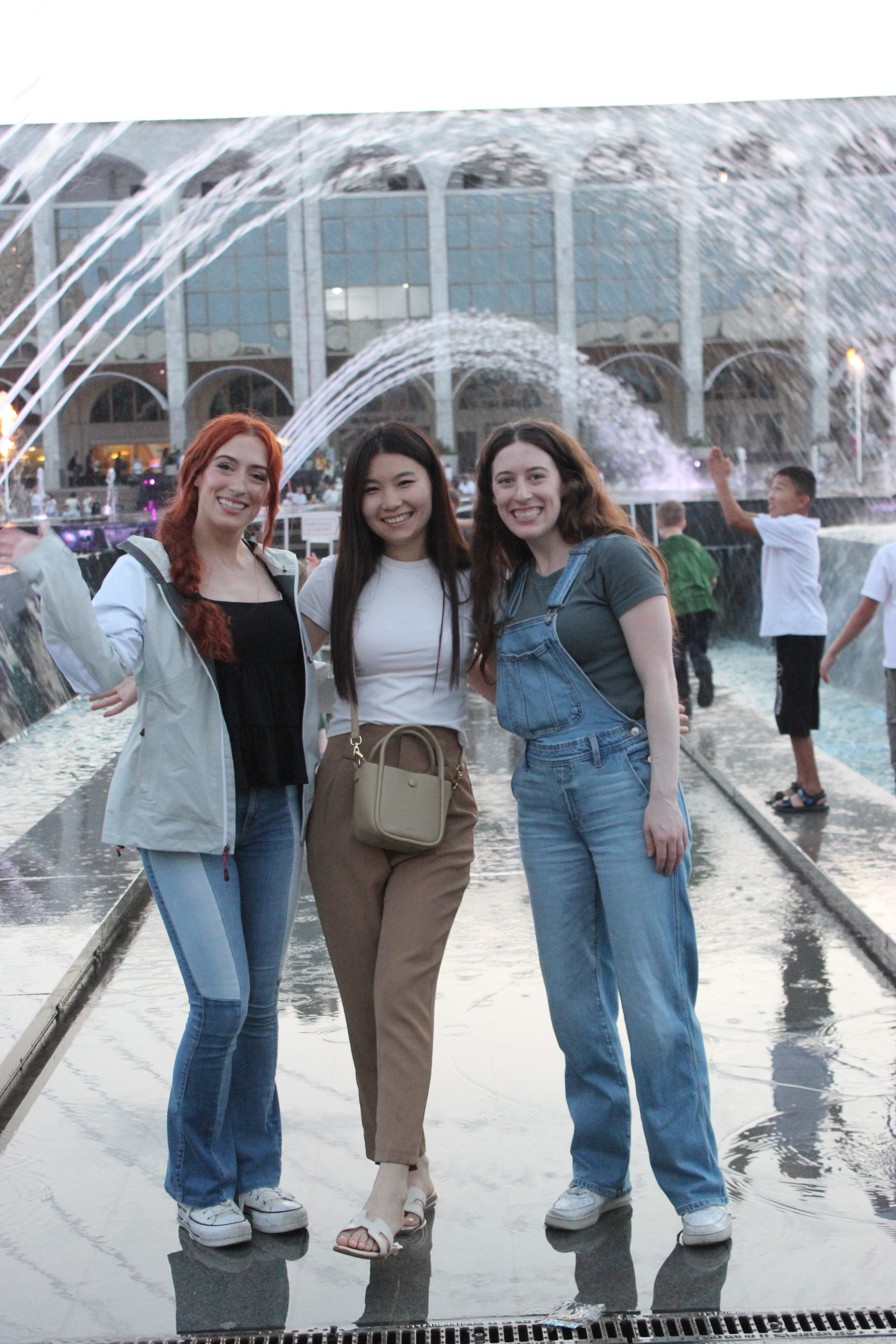 Fountains at Ala Too Square, Bishkek.