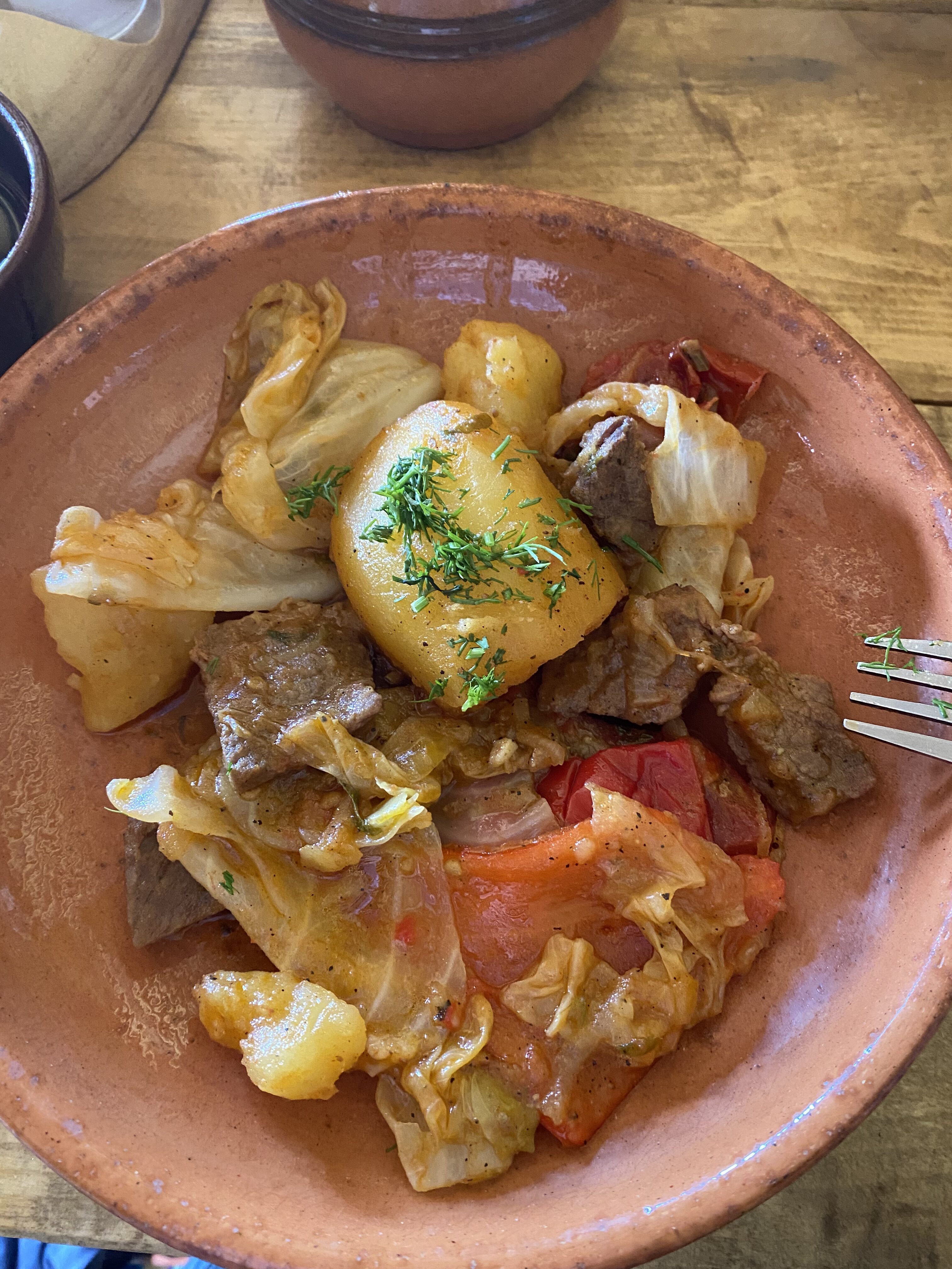 Local Kyrgyz cuisine.