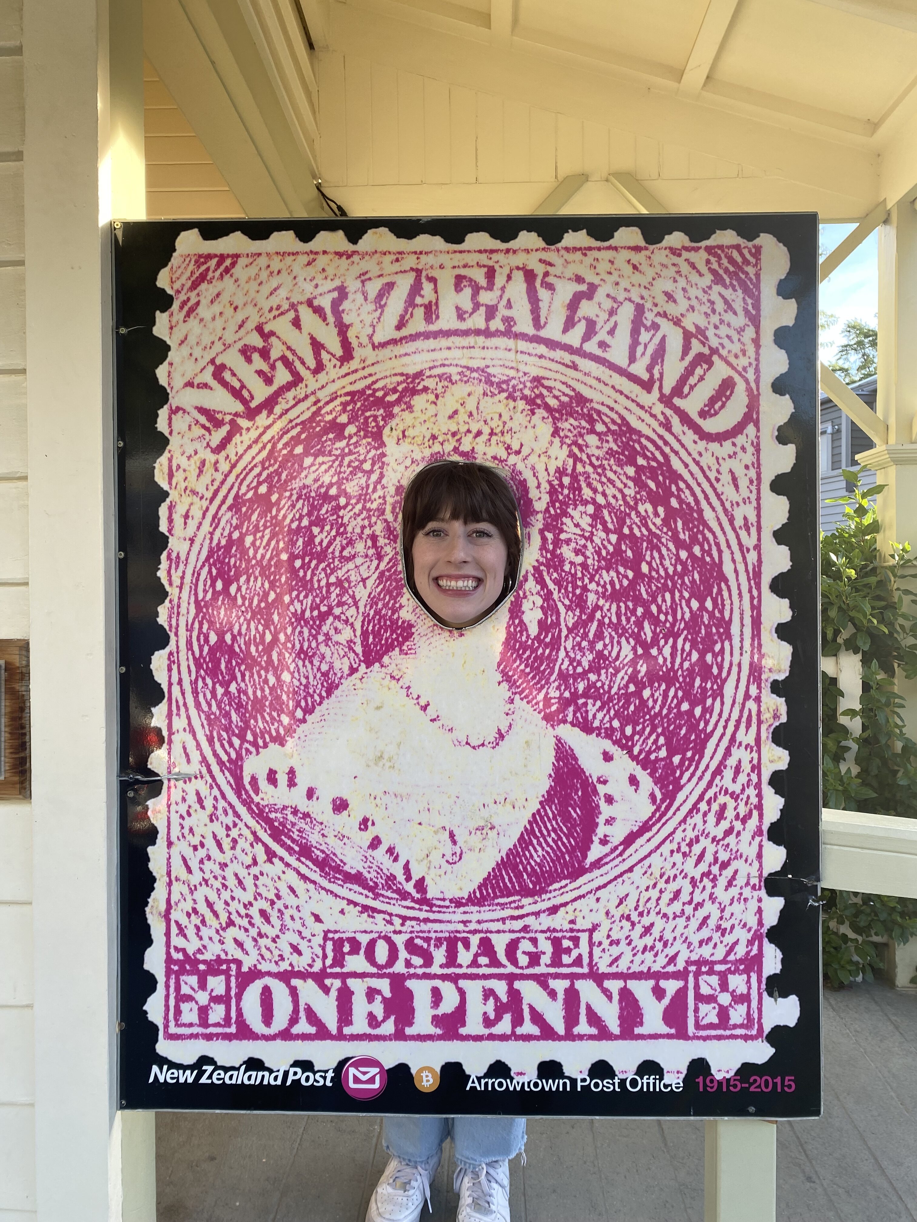 A fun interactive photo opportunity in Arrowtown, New Zealand.