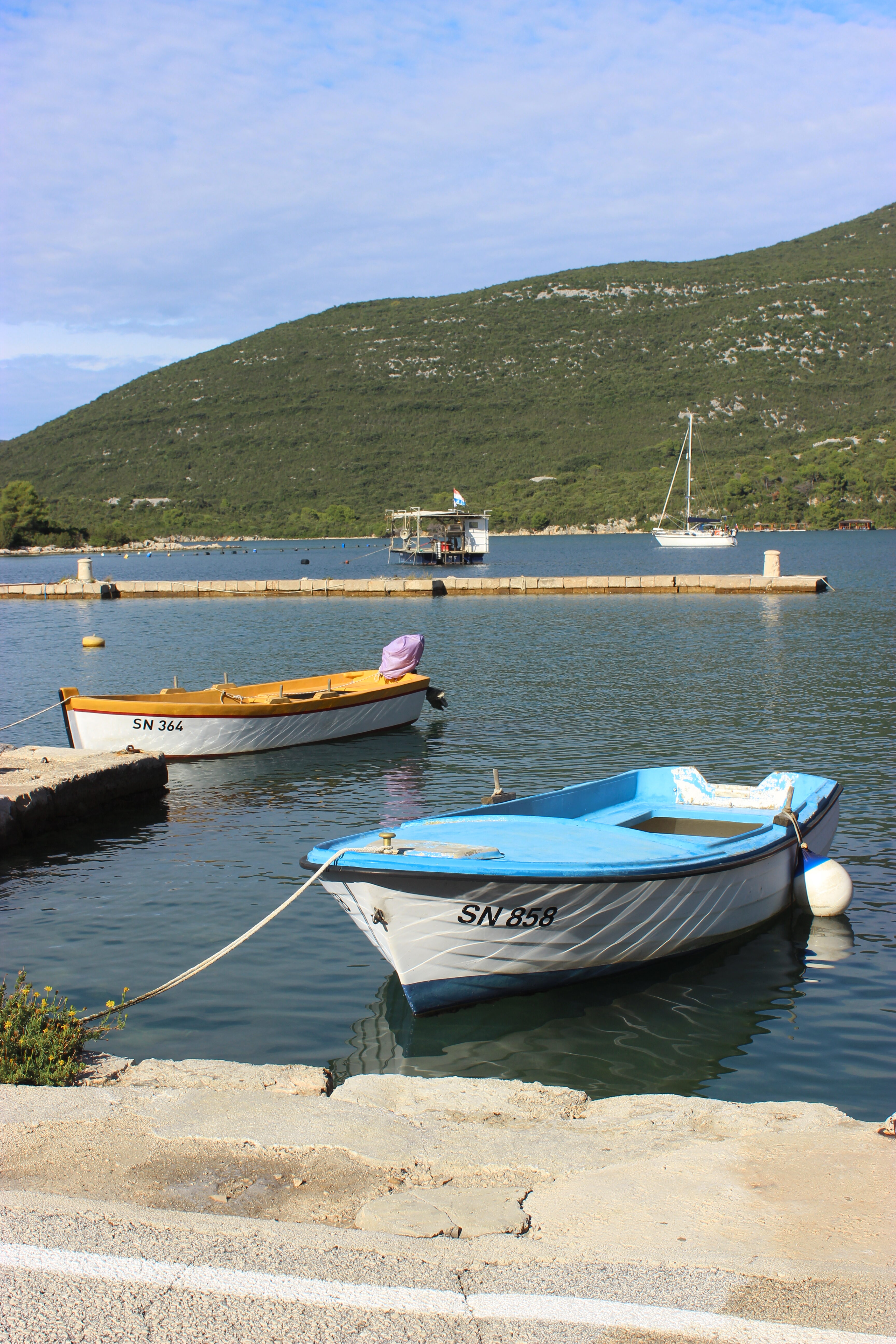 Small boats in Mali Ston.