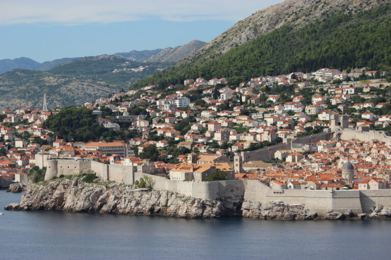 Dubrovnik Old Town, viewed from Lokrum Island.