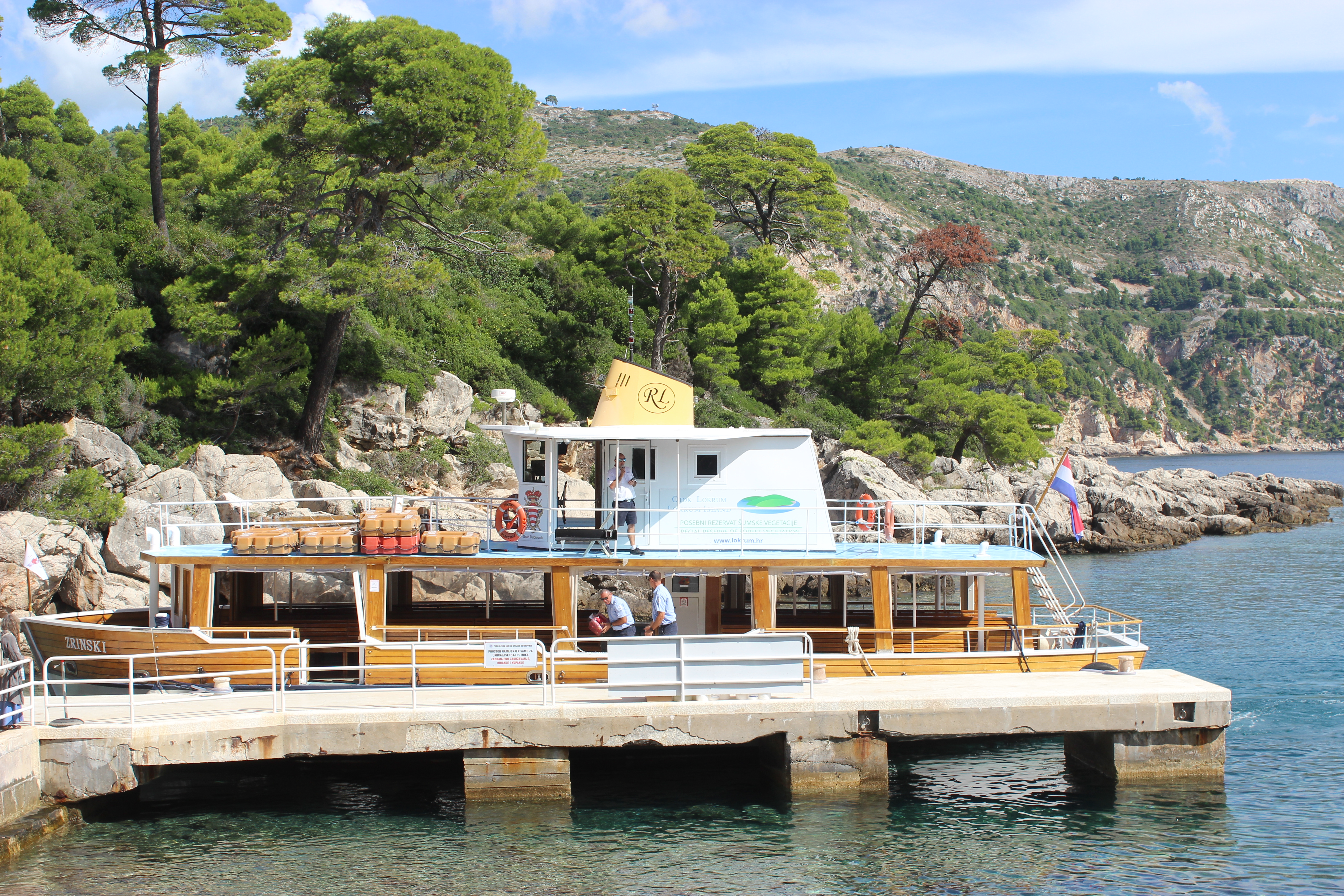 Lokrum Island ferry.