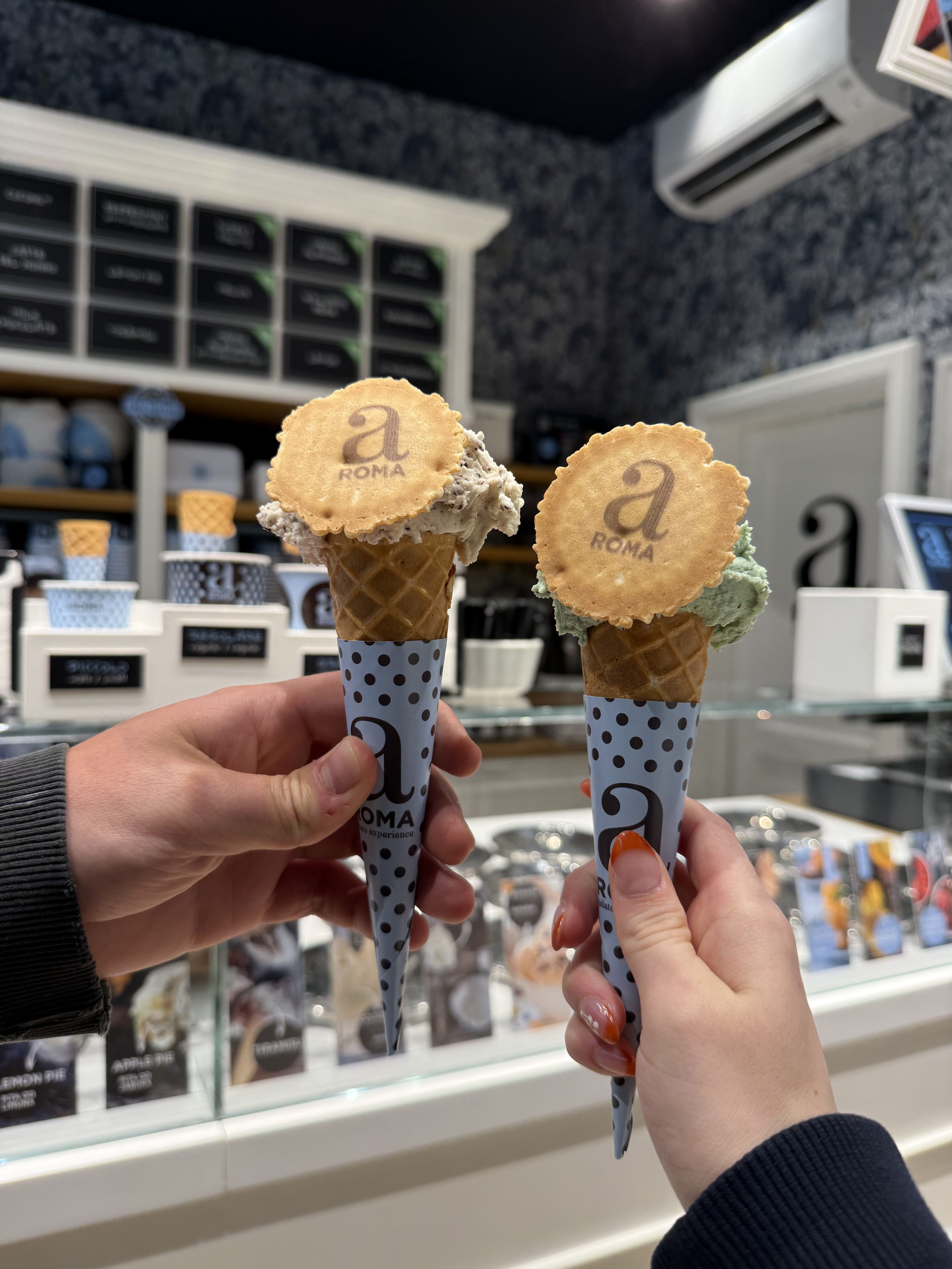 AROMA gelato in Dubrovnik.