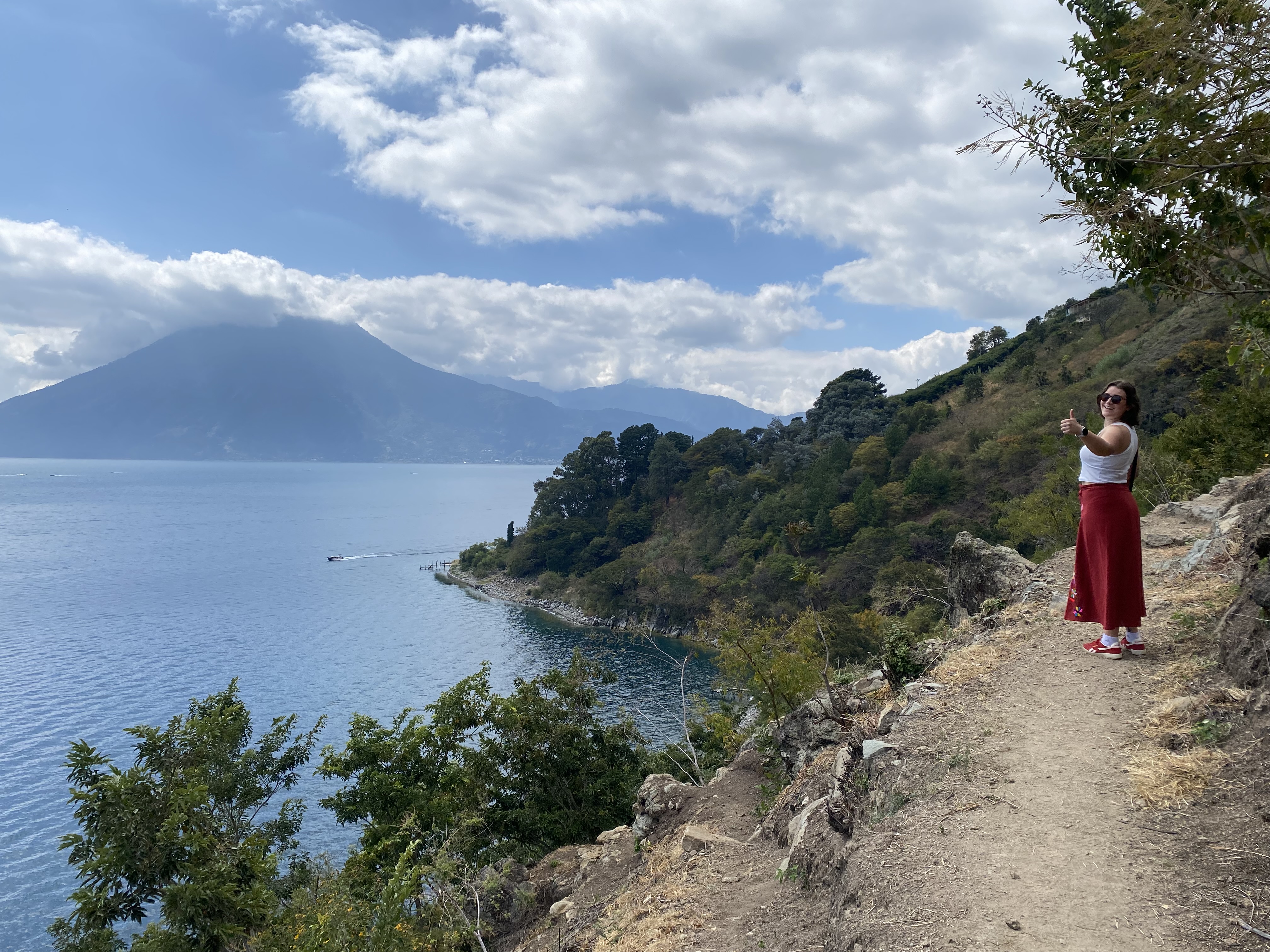 Hiking trail at Lake Atitlán