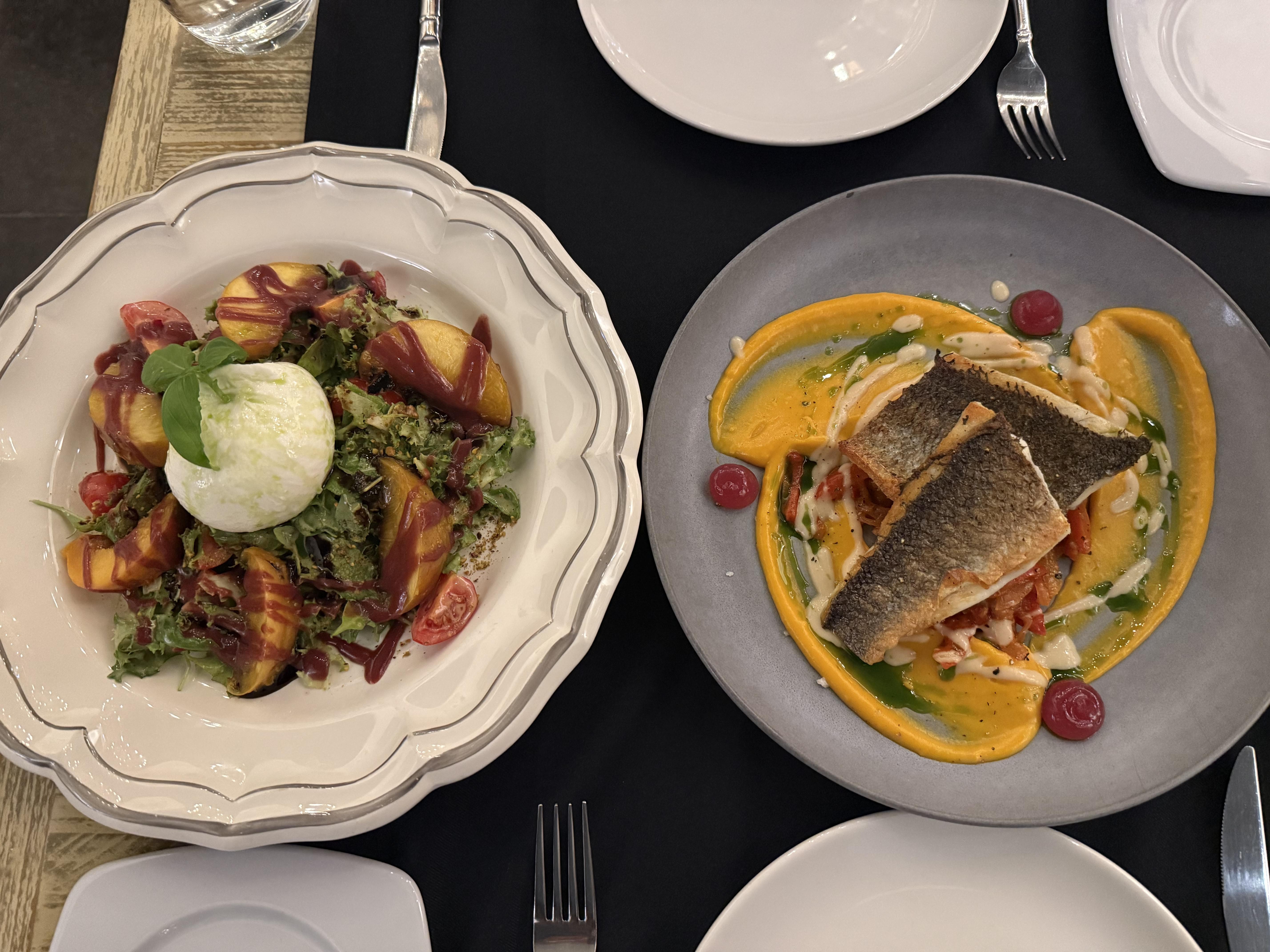 Dinner dishes from Starra Lozza.