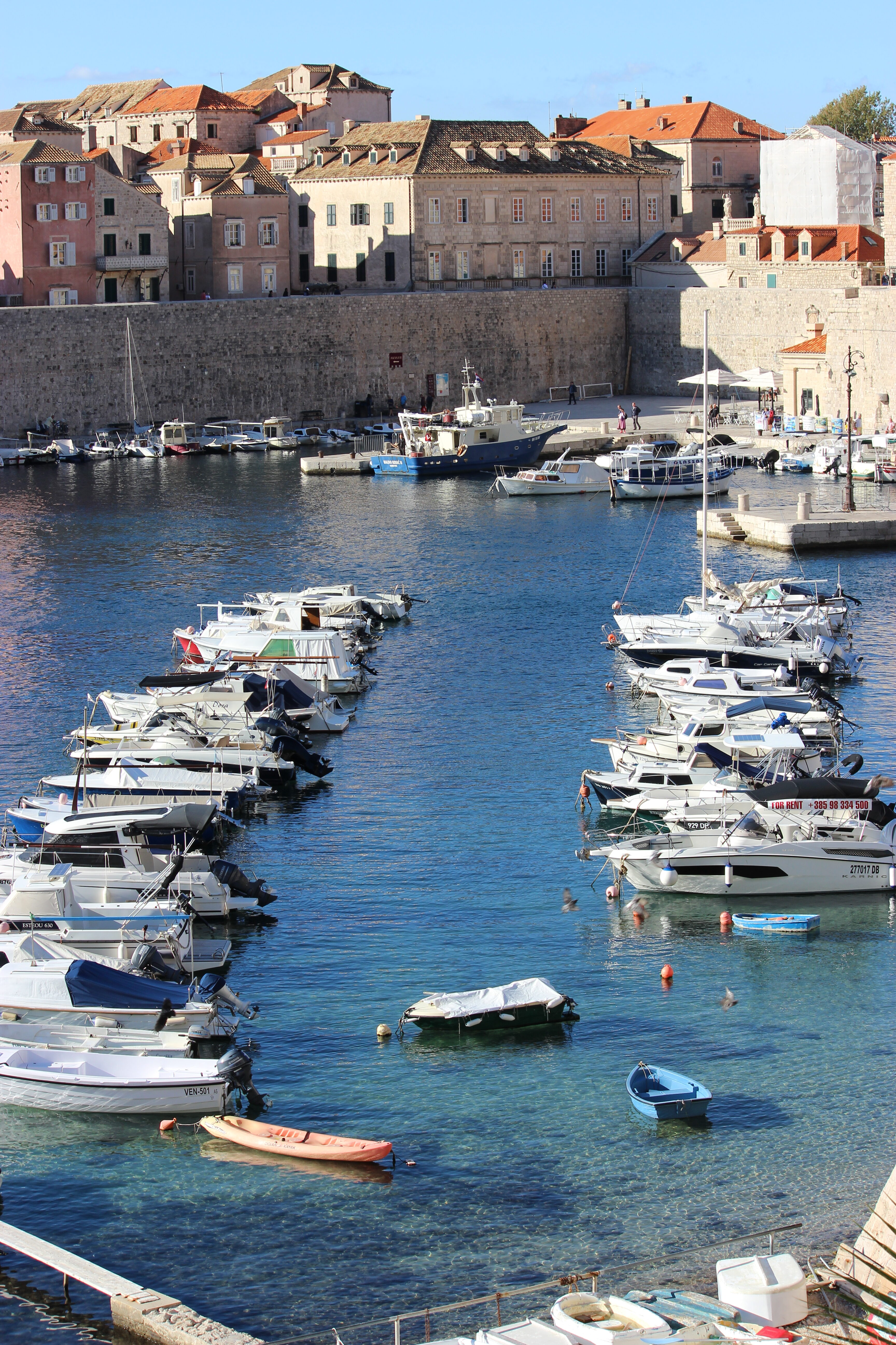 Dubrovnik Old Town Harbor.