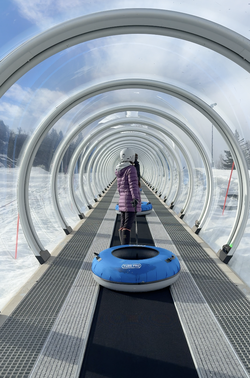 Snow tubing, Howelsen Hill, Steamboat Springs.